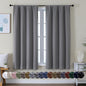 Simplebrand Ava Light Grey Blackout Curtains by Simplebrand