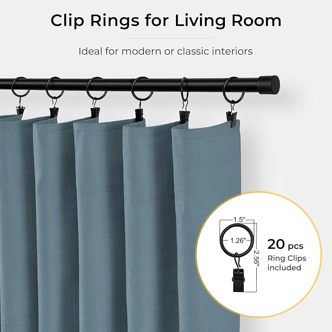 INOVADAY 100% Blackout Curtains - Image 5