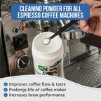 Coffee Machine Cleaner Powder 900G / 31 oz. Essential part of your Barista Accessories. Espresso Machine Cleaner. Coffee Cleaning Powder For Group Head. Use on your Commercial Machine. For Barista Kit