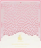 Cake Baking Stencil - Seamless Delicate Pattern for Decorating Tall Double Barrel Cake to Use with Buttercream, Royal Icing, Ganache, Paint, Airbrush (Reine)