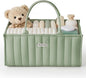 Blissful Diary Baby Diaper Caddy Organizer, Stylish Storage Basket by BlissfulDiary