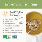 Wild Bliss Organic Burdock Root Tea - Caffeine Free Herbal Detox Support - Pharmacopoeia Quality - 25 Plant Based Tea Bags