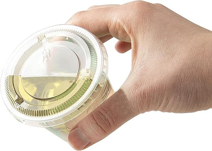 TashiBox 200 Sets-5.5 Ounce Disposable Plastic Jello Shot Cups with Lids, Souffle Portion Cups…