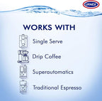 Urnex Dezcal Coffee and Espresso Machine Descaler Activated Scale Remover - 900g Bottle - Fast Effective Descaling Of Boilers and Heating Elements Faucets Spray Heads Milk Systems