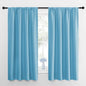 NICETOWN Kitchen Curtains, Short Blackout Drapes, Teal Blue, Thermal Insulated by NICETOWN