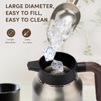 Vondior Coffee Carafe 35oz/1.0L - 24Hours Coffee Thermos- Insulated 304 Stainless Steel Hot Beverage Dispenser - Thermal Coffee Carafes For Keeping Hot/Cold Coffee, Drink Dispenser for Parties