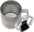 COREFLEX 12 oz Insulated Coffee Mug with Handle & Lid, Stainless Steel Double Walled Vacuum Insulated Tumbler, Travel Coffee Cup Thermal Cup - Home, Office, Travel, Outdoor, Camping