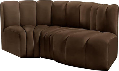 Meridian Furniture 103Brown-S3D Arc Collection Modern | Contemporary Modular - Image 7
