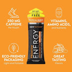 NewTrition® Extra Strength Energy Shots, 250mg Caffeine Energy Shots with Vitamin B & Amino Acids, Sugar-Free Vitamin Energy Shot, 1.7 fl oz (Pack of 12, Tropical Burst)