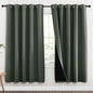 NICETOWN 100% Blackout Window Curtain Panels, Full Light Blocking Drapes by NICETOWN