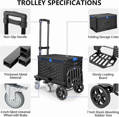 KEDSUM 4-in-1 Convertible Dolly Cart - Image 6