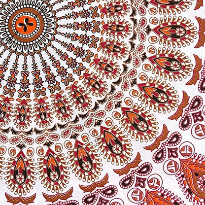 Mandala Floor Pillow Cover Meditation Cushion Seating Throw Hippie Round - Image 6