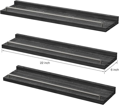 RYOFOBETTO 22 inches Long Floating Shelves, Bathroom Decor Shelves Over Toilet - Image 3