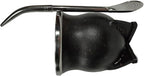 Handcrafted yerba mate gourd (mate cup) authentic calabash, leather wrapped, perfect for Argentinian or Uruguayan mate. Includes stainless steel bombilla for a true yerba mate experience (camionero)
