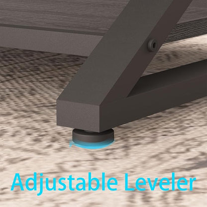 HSH Gray Storage Coffee Table, Modern Center Table - Image 8