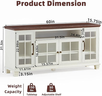 SAVOR LIFE Large Sideboard Buffet Cabinet - Image 2
