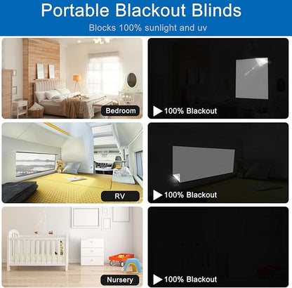 BirdNest 100% Blackout Blind Magnetic Blackout Window Cover 118 x 57Inch - Image 7