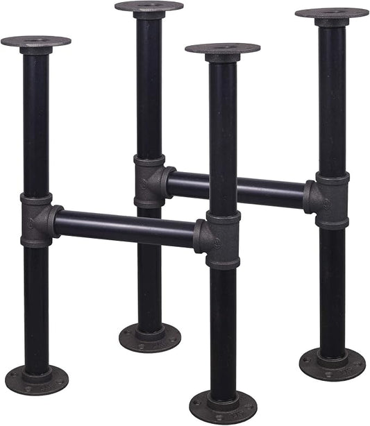 16'' Hight H-Shape Industrial Table Leg Set by NIUBIDINDUSTRIALFURNITUR