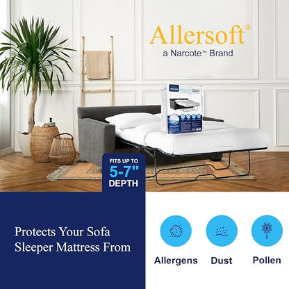 Allersoft| Queen Sleeper Sofa Mattress Cover - Image 4