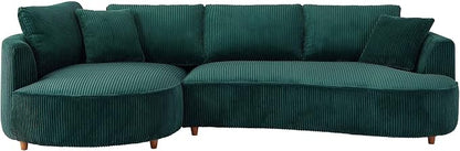 122.04'' Curved Sectional Sofa Couch - Image 6