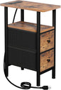 LOAKEKEL Narrow End Table Living Room by LOAKEKEL