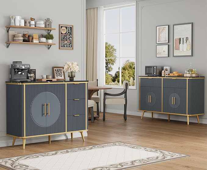 47.3" Modern Buffet Cabinet - Image 9