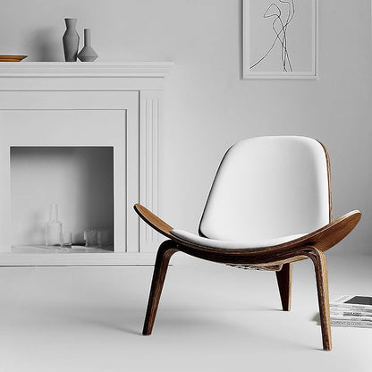OAKHAM Comfy Shell Chair, Mid Century Modern Accent Chair by OAKHAM