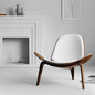 OAKHAM Comfy Shell Chair, Mid Century Modern Accent Chair by OAKHAM