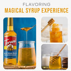 Jimoco® Syrup Pump Dispenser + Torani® Salted Honey Butter Syrup, 25.4 oz - Coffee Syrup Pump & Flavoring Bundle