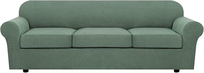 H.VERSAILTEX 4 Piece Stretch Sofa Covers by HVERSAILTEX