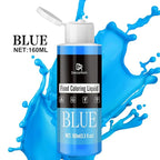 Food Coloring - Vibrant Liquid Icing Food Coloring Set for Baking, Cake Decorating, Easter Egg, Airbrush - Tasteless Food Color Dye for Fondant, Slime, DIY Crafts - 5.5 Fl.oz / 160ml Each (Blue)