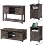 AMERLIFE Farmhouse 4-Piece Living Room Set, Entryway Console by AMERLIFE