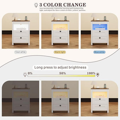 HWB LED Nightstand Set of 2 - Image 5
