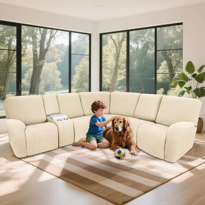 100% Waterproof Sectional Recliner Couch Covers - Image 2