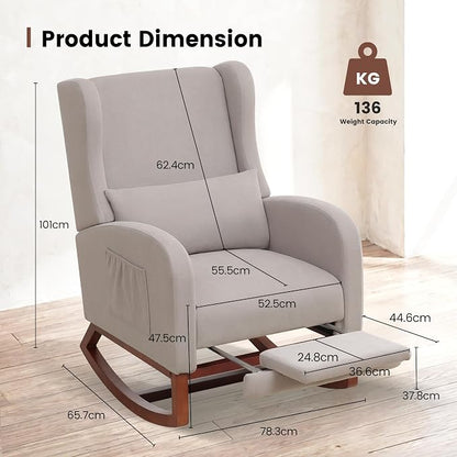 Nursery Rocking Chair，Rocking Chair - Image 2