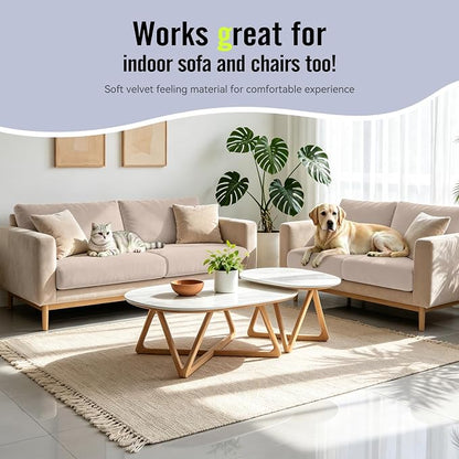 8Pcs Outdoor Cushion Covers, Stretch Patio Furniture Couch Chair Slipcovers | - Image 4