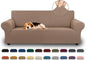 Stretch Couch Covers for Sofa, 3 Cushion Couch Slipcover, Camel | 1-Piece by KEKUOU