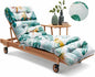 Outdoor Chaise Lounge Chair Cushion 75.1 x 22.8 x 4.7 Inches 100% Waterproof by Uthem