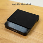 Minipress Coffee Scale, Auto Timer for Espresso and Pour-Over Coffee, Aluminum Body & Glass Top