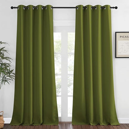NICETOWN Bedroom Curtain Room Darkening Drapery 102 inches Length by NICETOWN