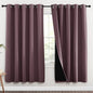 NICETOWN 100% Blackout Window Curtain Panels, Full Light Blocking Drapes by NICETOWN