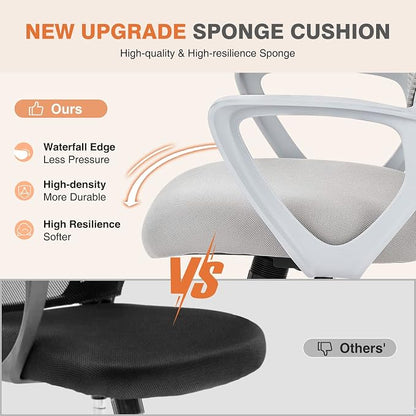 Sweetcrispy Ergonomic Mid-Back Mesh Home Office Desk Chair - Image 8