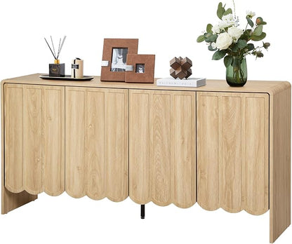 ORRD Sideboard Buffet Cabinet, Accent Storage Cabinets - Image 9