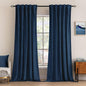 MIULEE Navy Blue Velvet Curtains 52x90 inches Luxury Blackout Curtains | by MIULEE