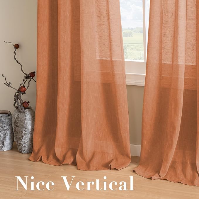 H.VERSAILTEX Linen Curtains Natural Linen Blended Curtain - Image 7