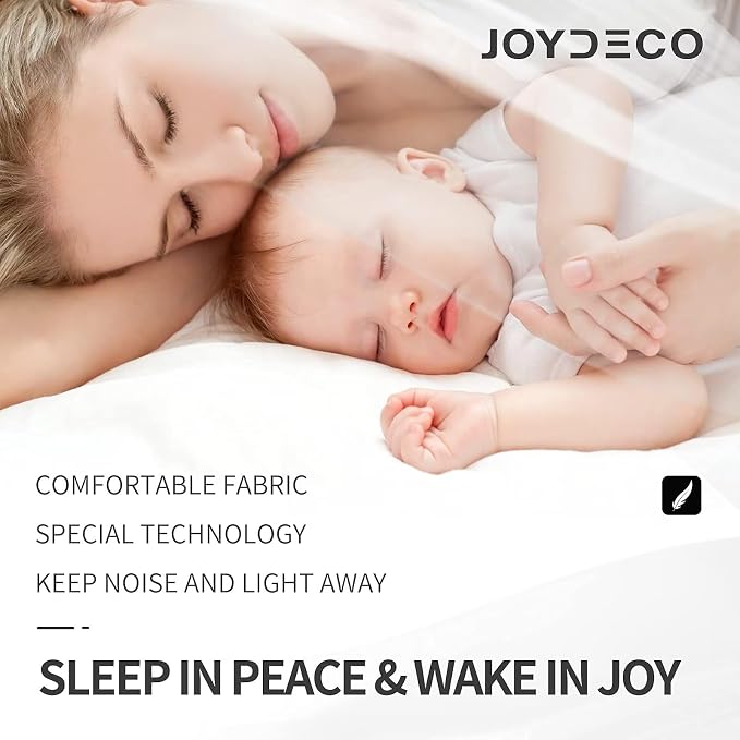 Joydeco Blackout Curtains 108 Inch Length 2 Panels Set, Thermal Insulated Long - Image 7