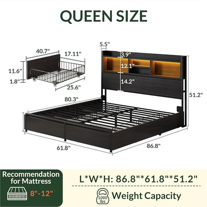LARMACE Queen Size Bed Frame - Image 2