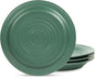 Stone Lain Orbit 4-Piece Salad Plate Set Stoneware, Green