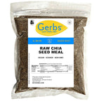 Ground Raw Chia Seed Meal by Gerbs - 4 LBS - Top 11 Food Allergen Free & Non GMO - Vegan & Kosher – Premium Full Oil Content Chia Protein Powder