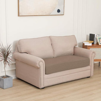 Easy-Going Stretch 1 Piece Loveseat Couch Cushion Cover - Image 2